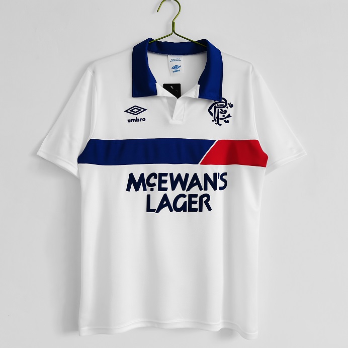 AAA Quality Rangers 1994 Away White Soccer Jersey